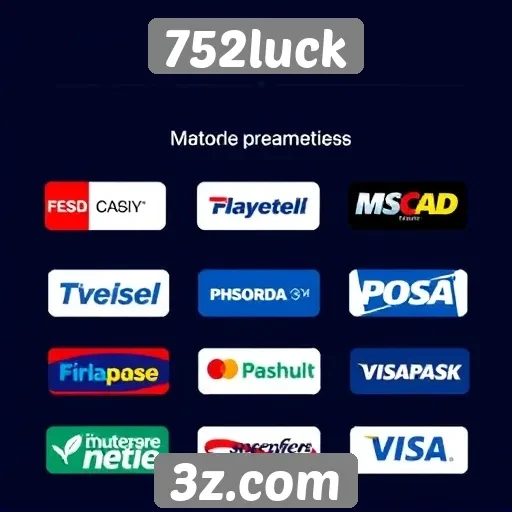 Métodos de pagamento disponíveis no 752luck